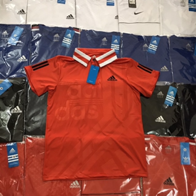 Áo Thể Thao Nam Pha Cổ 3 Sọc Vải Thun Lạnh Co giãn 4 chiều [Quà tặng kèm, không bán rời] | BigBuy360 - bigbuy360.vn