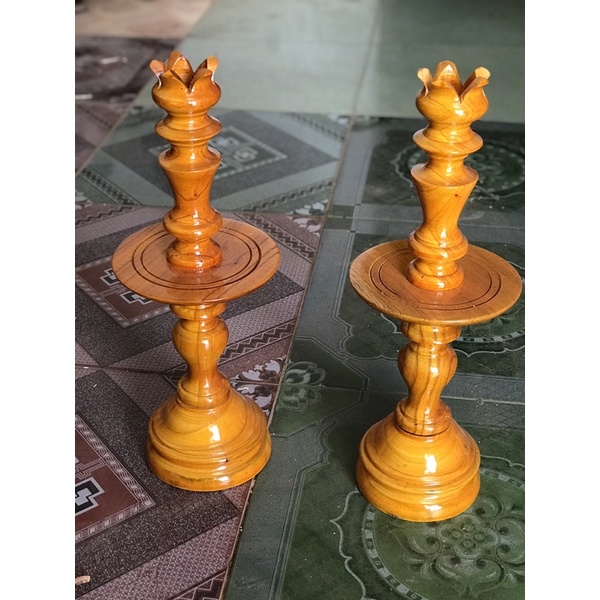 Chân nến gỗ đẹp 40cm *18