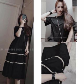 Váy bigsize 2 tầng dáng maxi siêu xinhhh