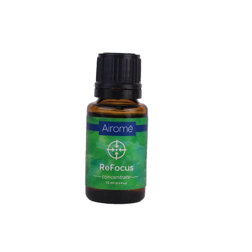 Lọ tinh dầu hỗn hợp 100% thiên nhiên Airomé 15ml AIR6004 ReFocus (Xuất xứ Mỹ)