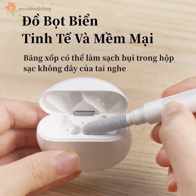 Bộ vê sinh tai nghe airpod Bút vệ sinh tai nghe làm sạch tai nghe bluetooth không dây thông minh dành cho Airpods 1 2 3