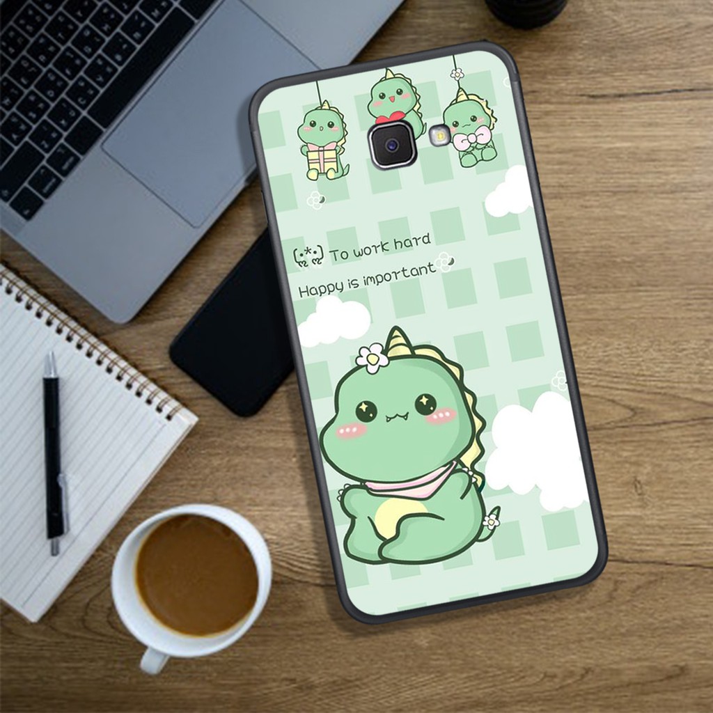 ỐP LƯNG SAMSUNG A3 2017/A5 2017/A7 2017/A5 2016/A7 2016 , IN HÌNH CHÚ KHỦNG LONG SIÊU CUTE PHO MAI.
