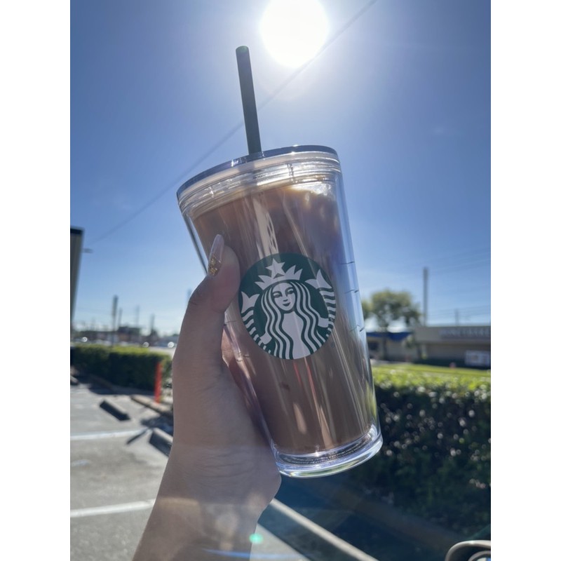 Ly Starbucks trong suốt 16oz và 24oz - Starbucks USA