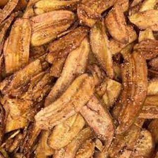 chuối sấy mè