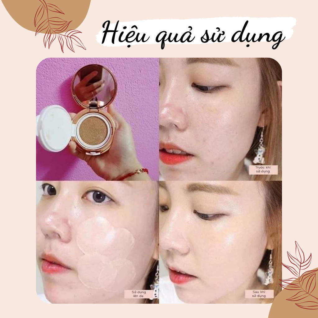 Phấn Phủ Re:Excell UV Cushion Multi Foundation Dưỡng Ẩm Màu Mịn Cho Làn Da Đẹp Tự Nhiên