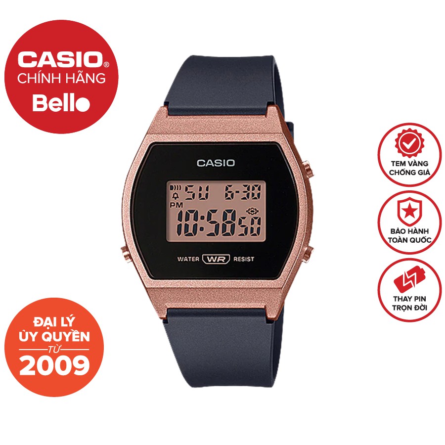 Đồng hồ Nữ dây nhựa Casio LW-204-1ADF chính hãng bảo hành 1 năm Pin trọn đời