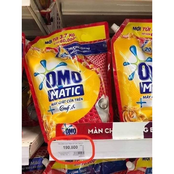 Nước giặt omo matic cửa trên