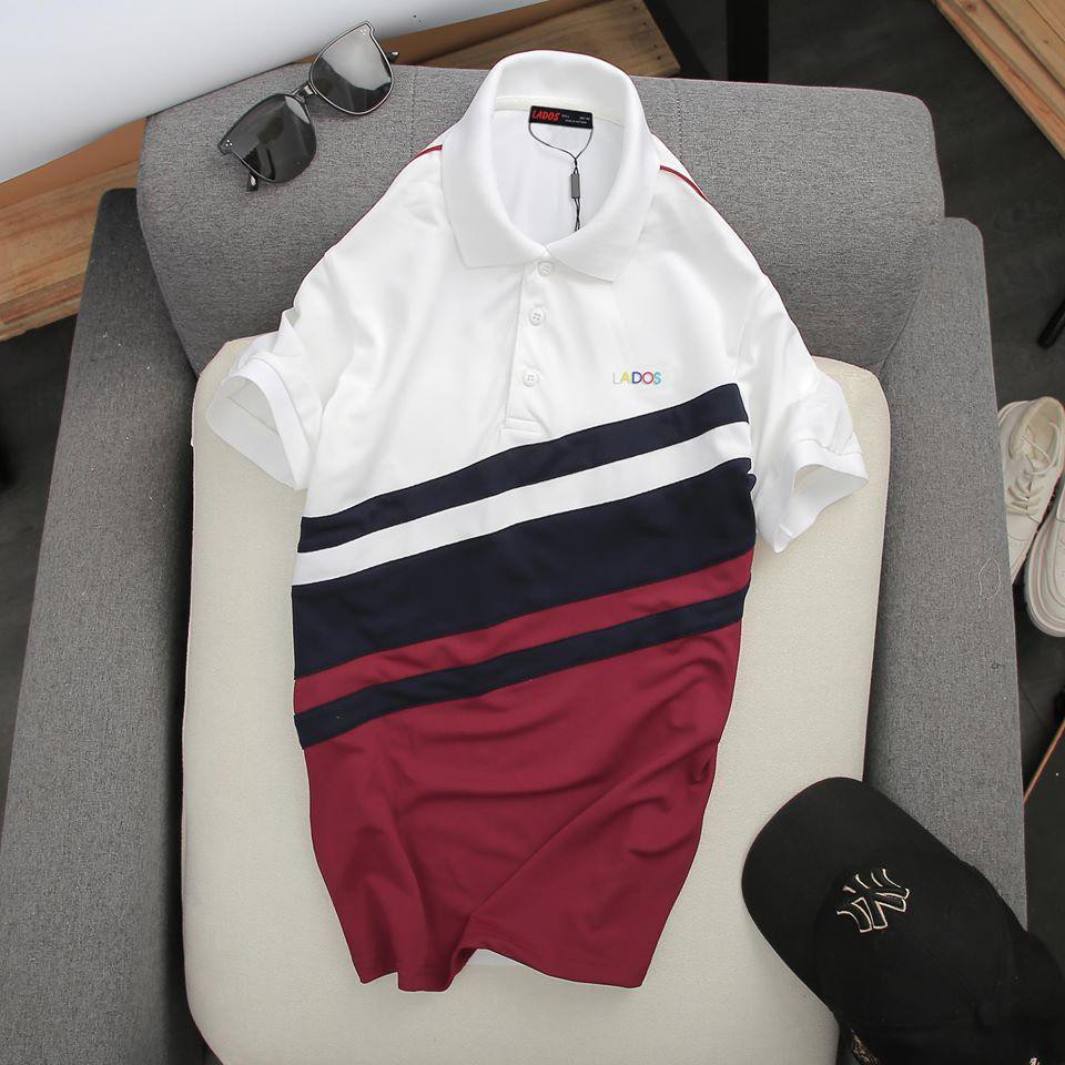 Áo thun có cổ phối màu LADOS-9024 | BigBuy360 - bigbuy360.vn