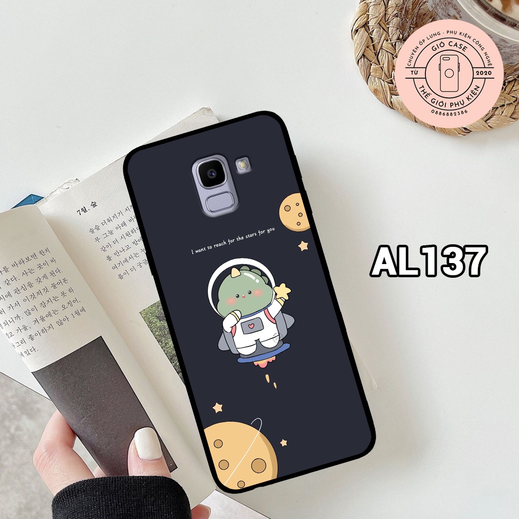 Ốp lưng SAMSUNG A8 2018/ J6 hình phi hành gia độc đáo siêu hot,bền đẹp – ốp nhựa chống trầy,chống va đập