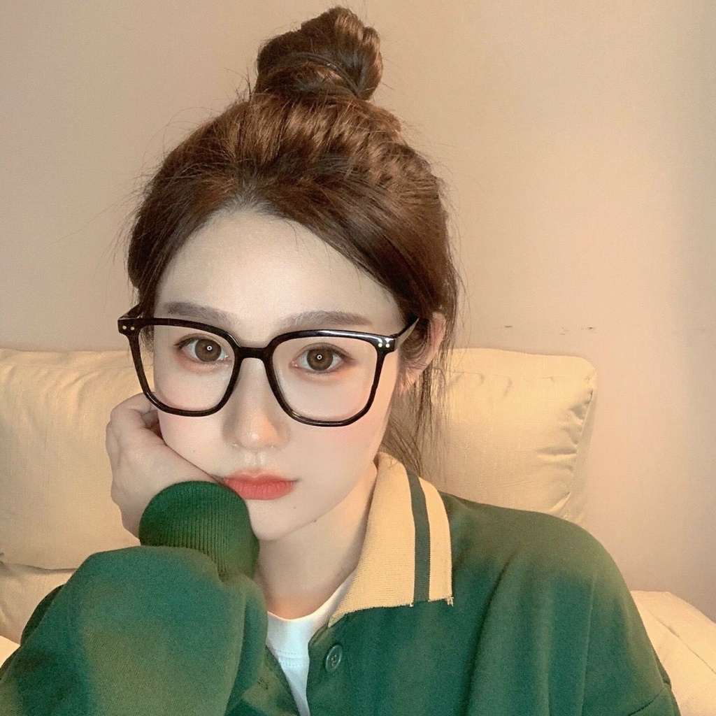 Mắt kính nữ nam giả cận không độ gọng kính cận thời trang mắt chống tia UV phong cách Ulzzang EMOJI 072