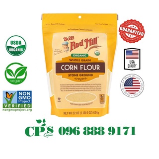 Bột ngô hữu cơ Bob's Red Mill - 624g