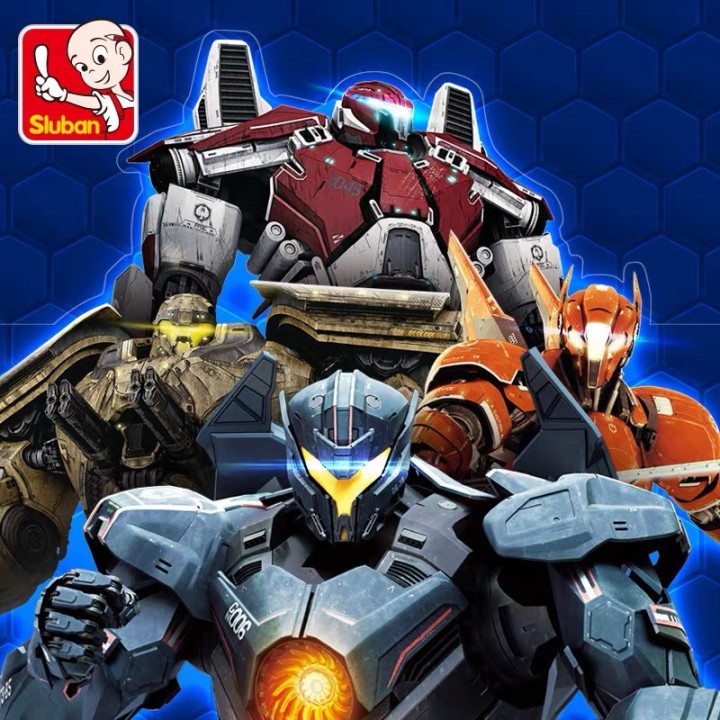 ✧◑☬Đồ Chơi Lego Rô Bốt Phim Pacific Rim Saber