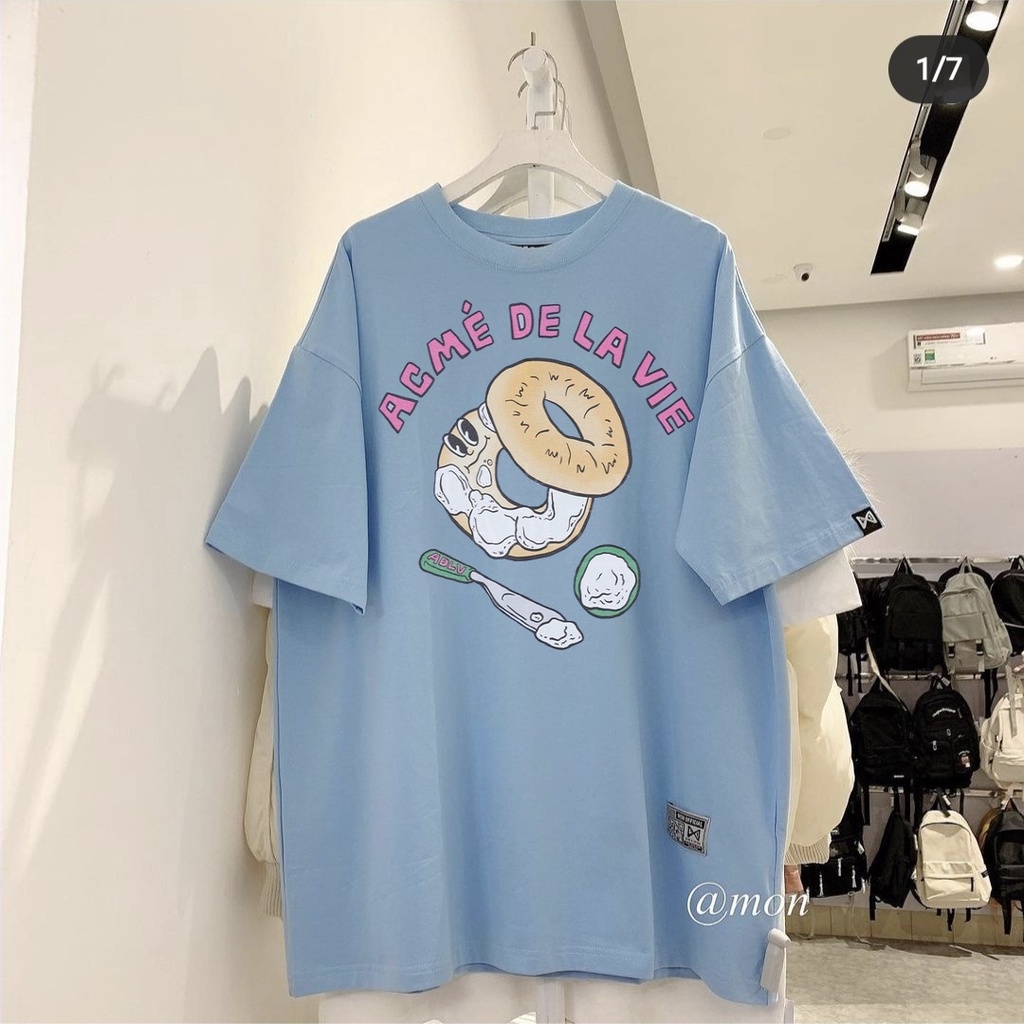 Áo Thun Misot Núi Lửa - Áo thun tay lỡ form rộng Unisex 38-65kg Nam Nữ  [VIDEO+ẢNH THẬT]