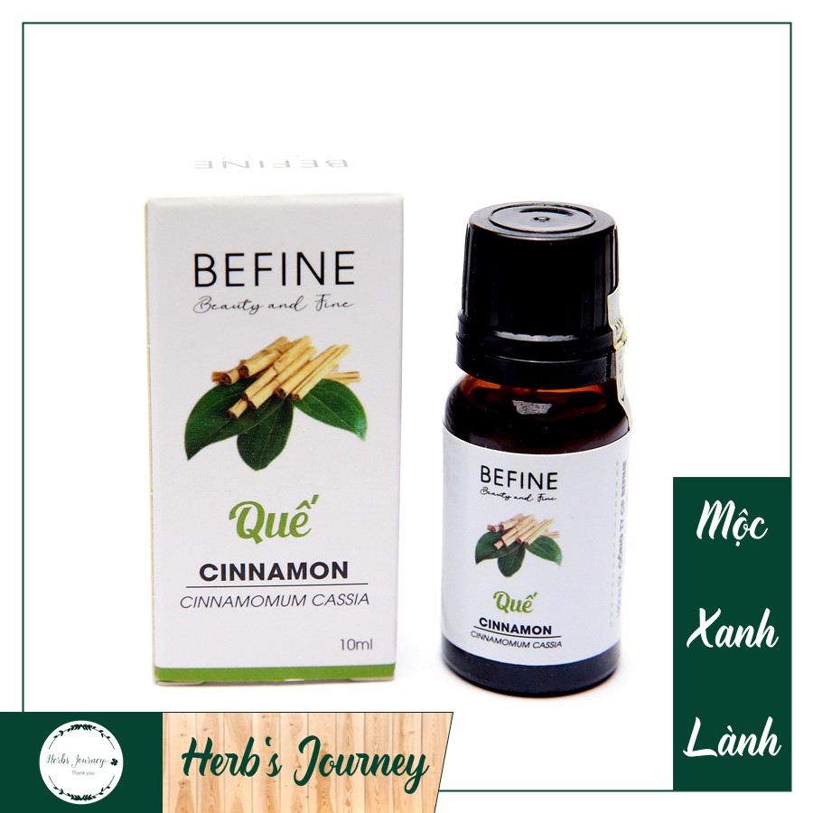 Tinh dầu Quế nguyên chất - BEFINE - Chưng cất tự nhiên - Thơm phòng, giữ ấm