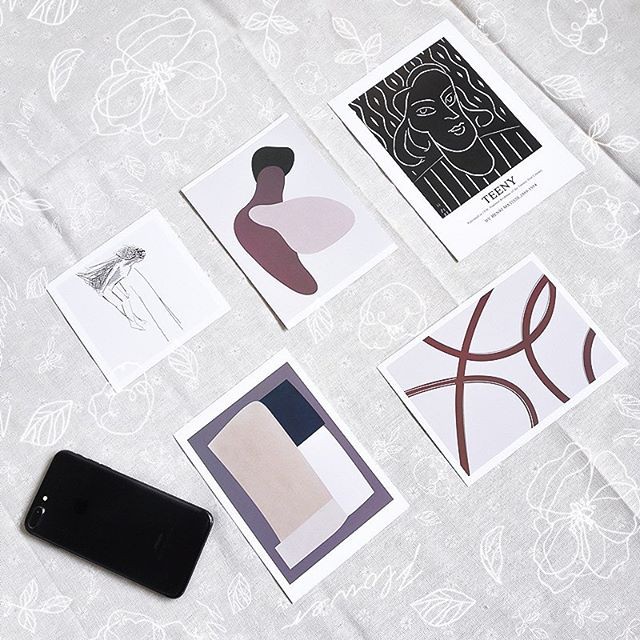 Set 5 Tấm Postcard Trang Trí Đáng Yêu