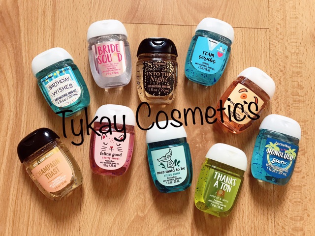 HÀNG CÓ SẴN (Mùi ngẫu nhiên) Gel Rửa Tay Khô Bath & Body Works PocketBac Sanitizers (29ml)