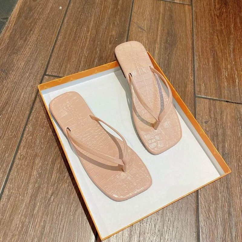 Dép Lê Kẹp xỏ ngón vân da Mã 5