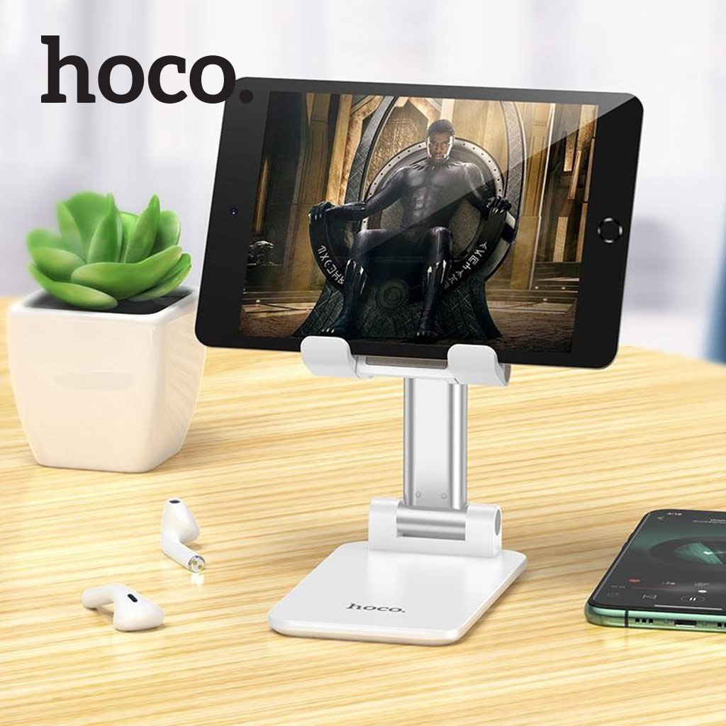 Giá đỡ điện thoại Hoco PH29A tăng chỉnh chiều cao, góc độ, gấp gọn bỏ túi tiện lợi, đỡ được máy kích thước đến 13icnh