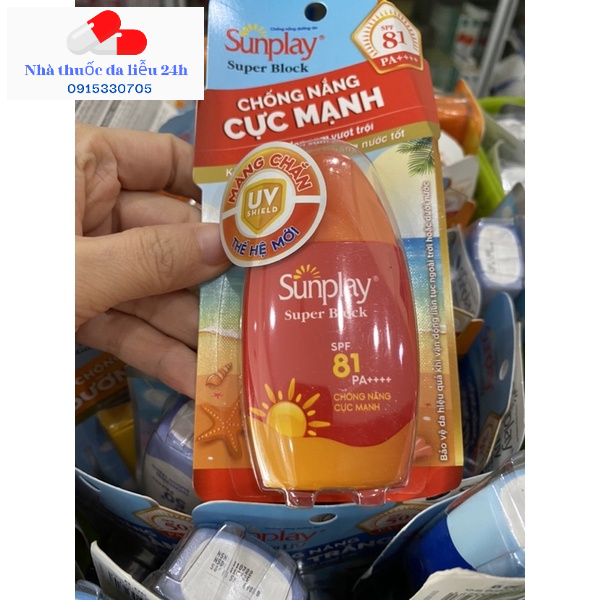 Sữa chống nắng Sunplay spf81 - Chính hãng - Nhà thuốc da liễu 24h
