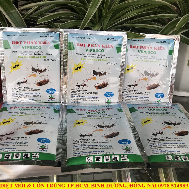 Vipesco - Phấn kiến bột