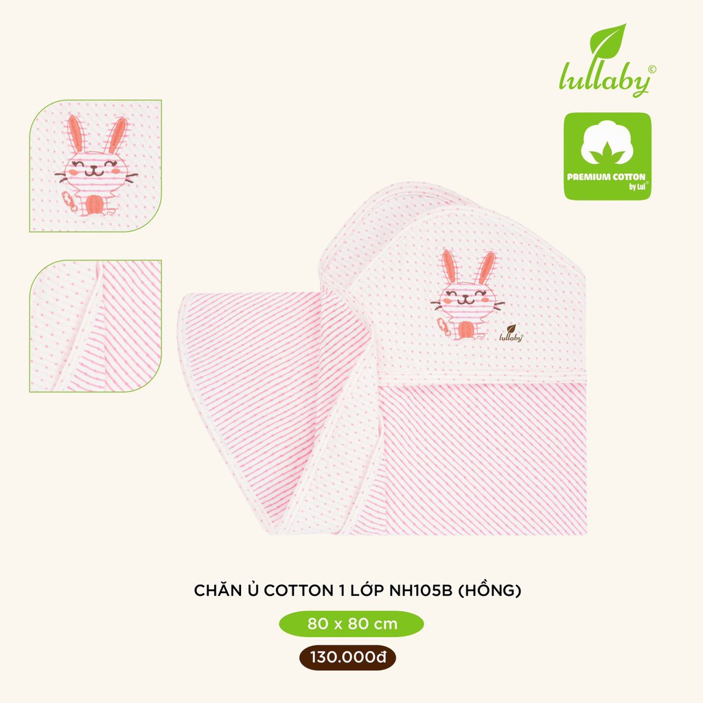 Lullaby - chăn ủ cotton 1 lớp