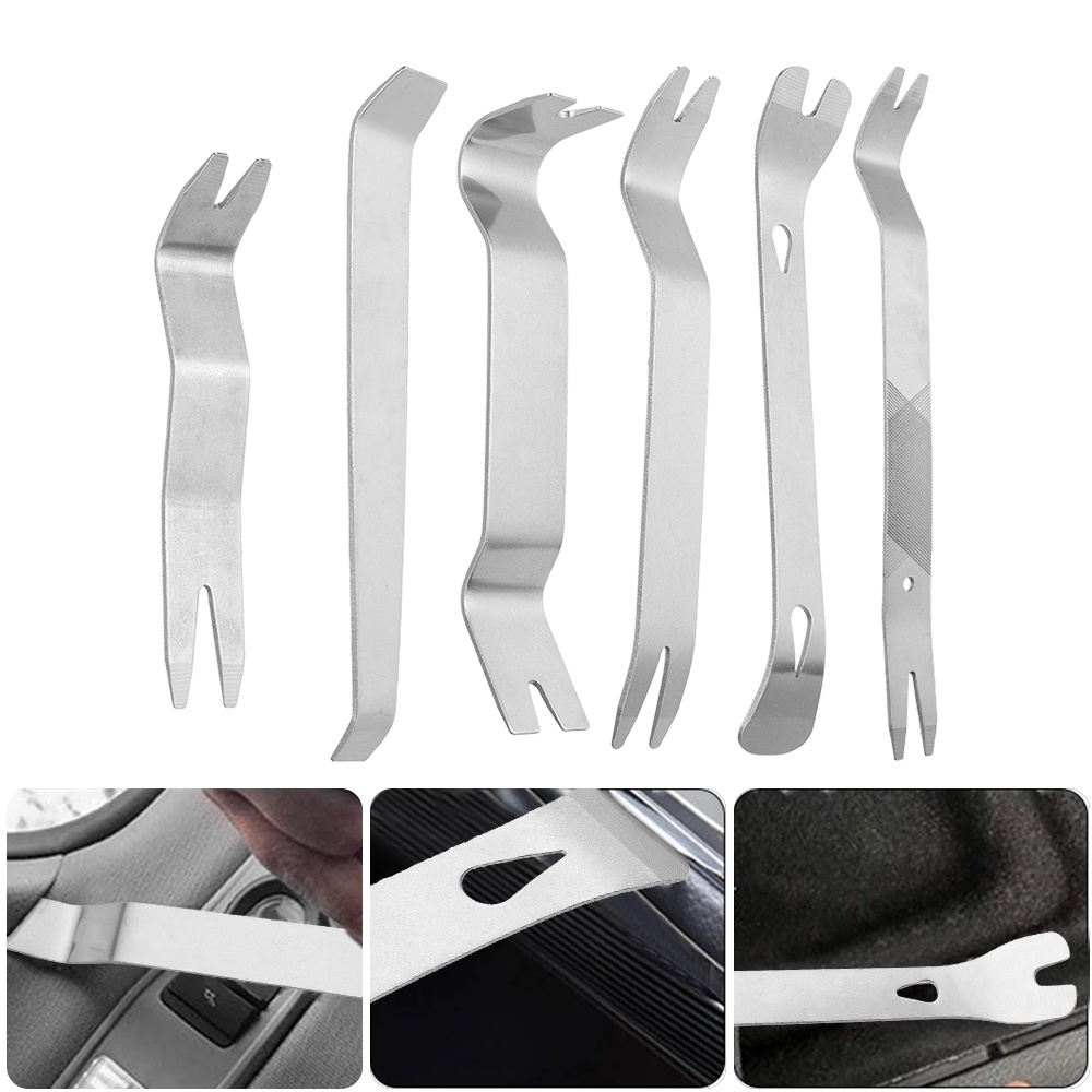 Bộ 6 công cụ hỗ trợ tháo gỡ đồ trang trí ô tô EKEZ chất lượng cao