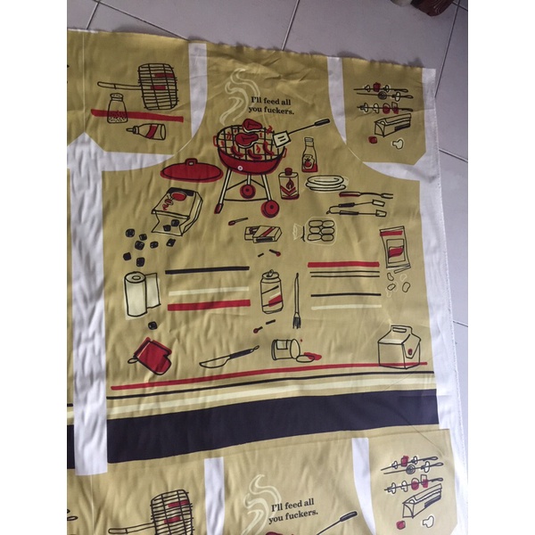 vải canvas tạp dề