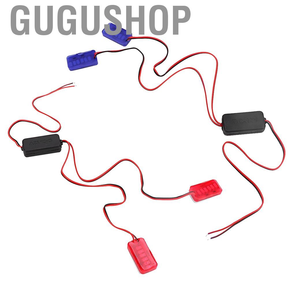Đèn Led Cảnh Báo Gắn Đuôi Xe Mô Tô 12v