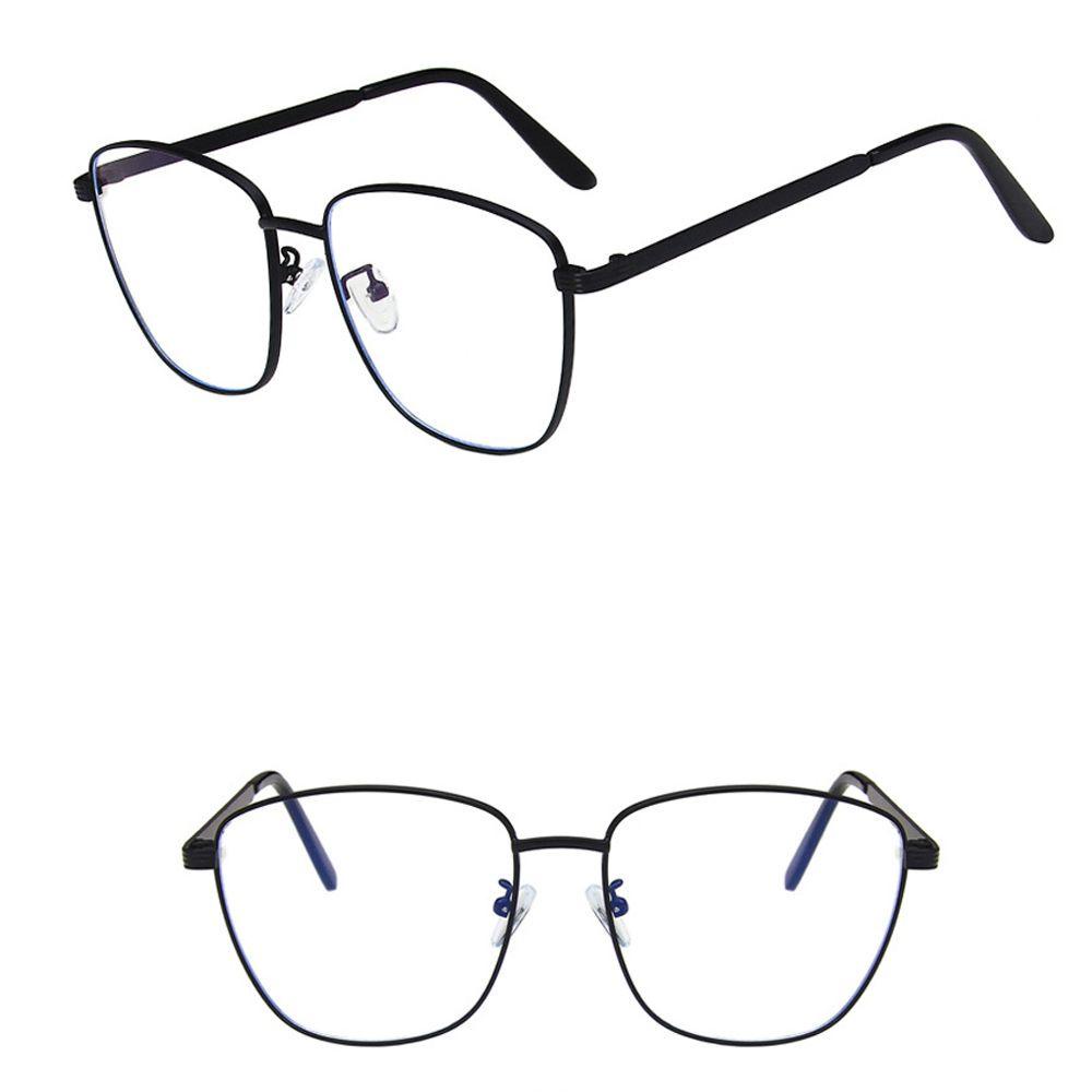 Kính Mát Gọng Kim Loại Chống Ánh Sáng Xanh Phong Cách Vintage Thời Trang Cho Nữ