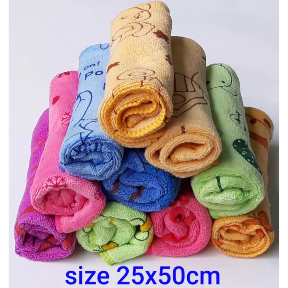 Khăn mặt hình thú siêu mềm mịn cao cấp - size khăn 25cmx50cm