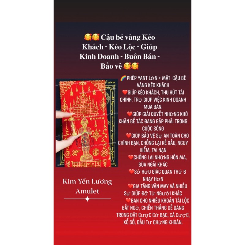 🎀 Mặt Dây Chuyền Ai Khày May Mắn Kéo Lộc Thái Lan 🎀