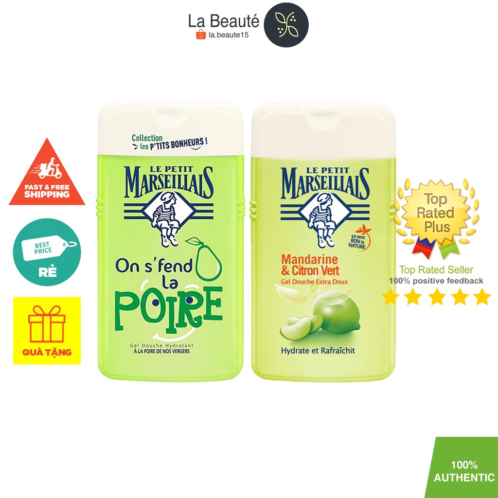 Le Petit Marseillais Gel  Extra Doux - Sữa Tắm Chiết Xuất Thảo Mộc 250ml