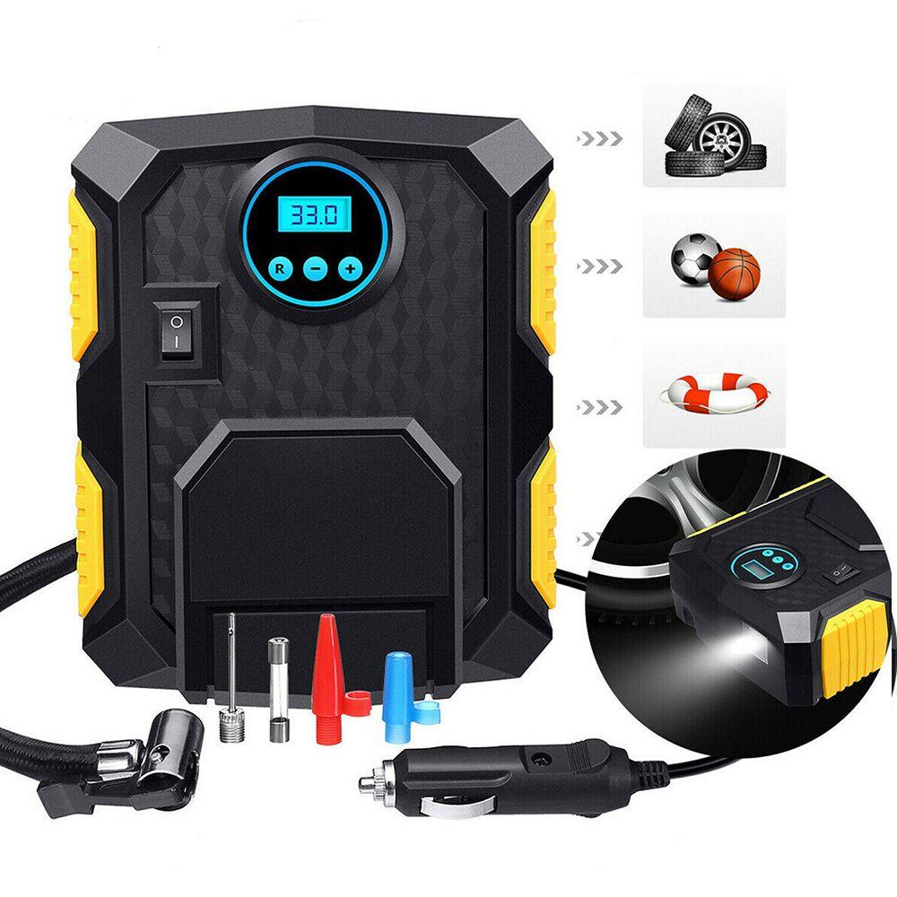 Máy Bơm Lốp Xe Kỹ Thuật Số 150 PSI Chuyên Dụng Cho Xe Hơi / Mô Tô