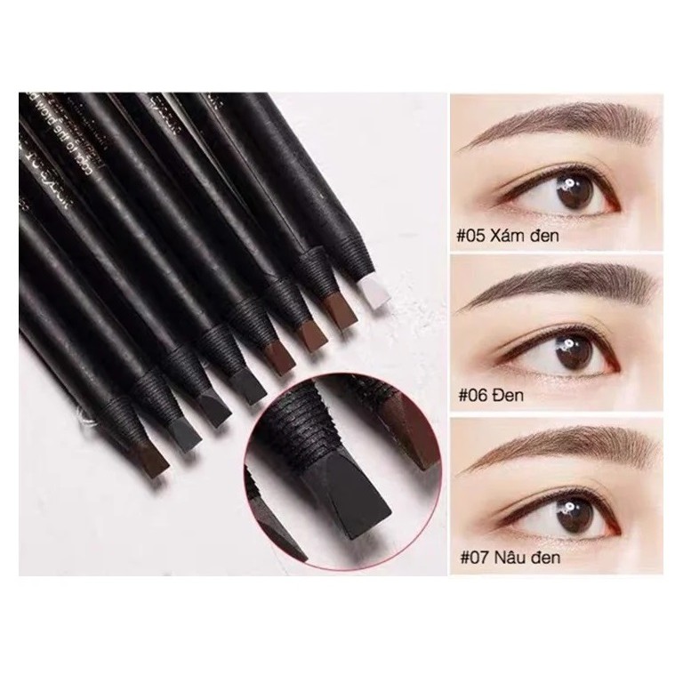 Chì Kẻ Mày Phẩy Sợi Haozhuang EyeBrown Pencil