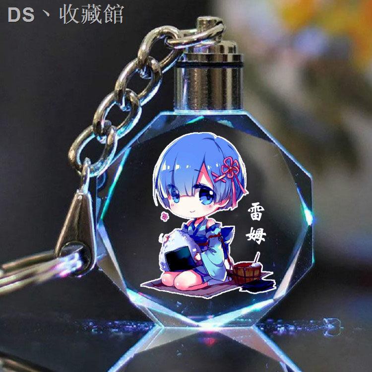 Ds D💟Móc khóa hình nhân vật Re: Zero Kara Hajimeru Isekai Seikatsu