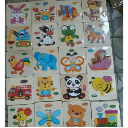 Tranh ghép gỗ khổ bé