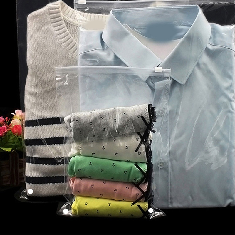 Túi Zip Nhựa Mờ Trong Suốt Đựng Đồ Du Lịch Tiện Dụng