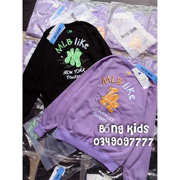 Áo Nỉ Nam Nữ In Chữ Đáp Lưng MIB