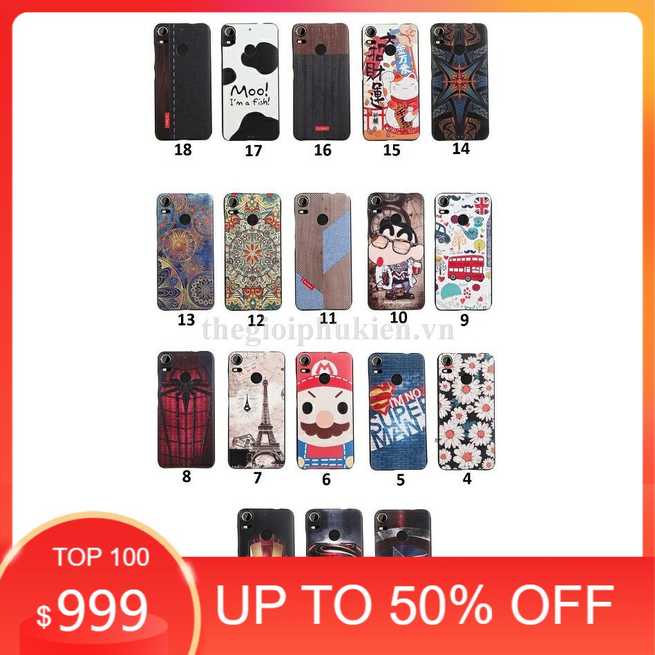 Ốp lưng HTC Desire 10 in hình 3D chính hãng My Colors