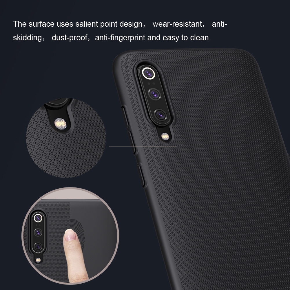 Ốp điện thoại NILLKIN PC cứng nhám cho Xiaomi Mi 9