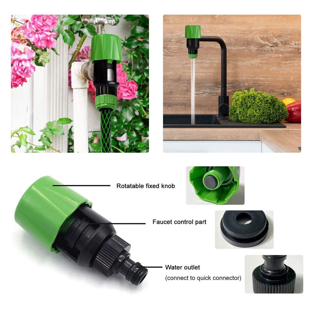Đầu Nối Ống Nước Tưới Cây Trong Nhà / Ngoài Trời