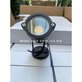 Đèn Rọi COB LED 5W Ngoài Trời Thân Gang Siêu Bền Minh Anh Lighting