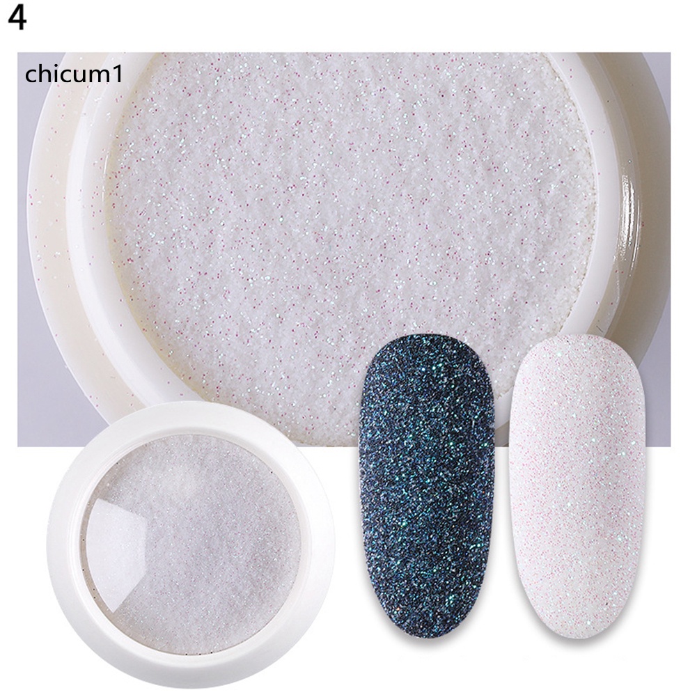 [Hàng mới về] Hộp bột kim tuyến lấp lánh siêu mỏng trang trí móng tay nghệ thuật thời trang dành cho nữ