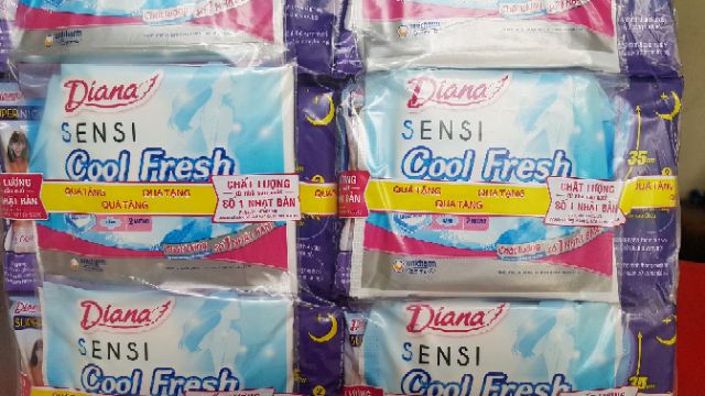 DIANA BAN ĐÊM 29 TẶNG 2 MIẾNG SENSI COOL FRESH