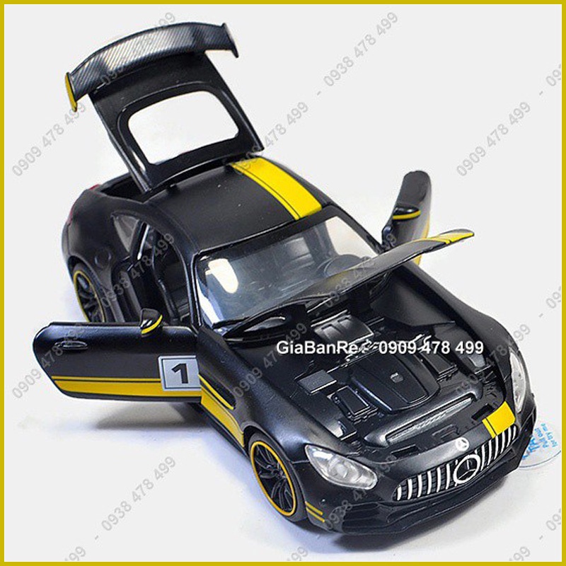 Xe Mô Hình Kim Loại Mercedes Amg Gt Tỉ Lệ 1/32 - Miniauto – Nhiều Màu - 9822des