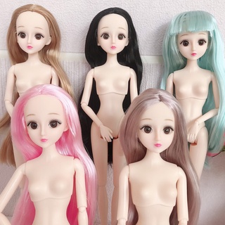 Búp Bê Model Cao 30cm có mắt gắn kèm váy và giày