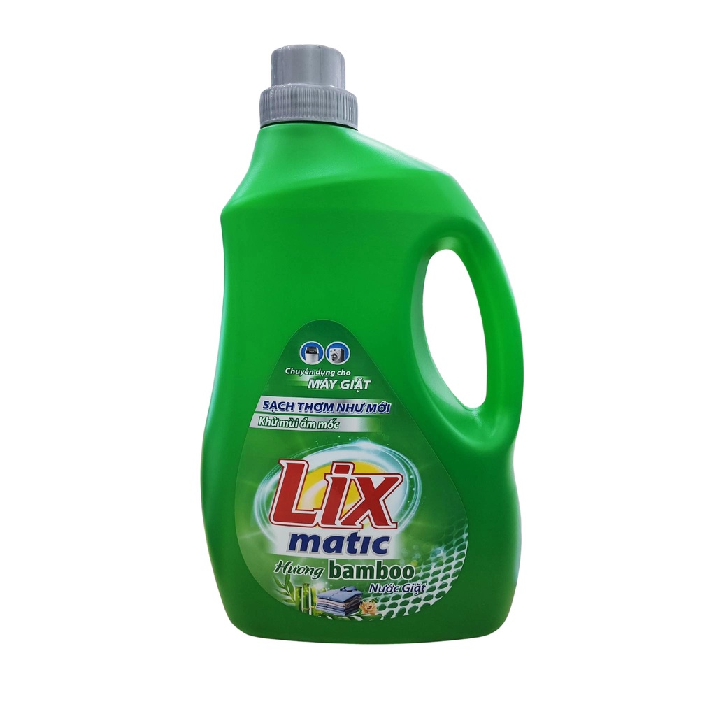 Nước giặt Lix nhiều mùi hương dung tích 3.6kg sạch khuẩn khử mùi thơm ngát hương hoa