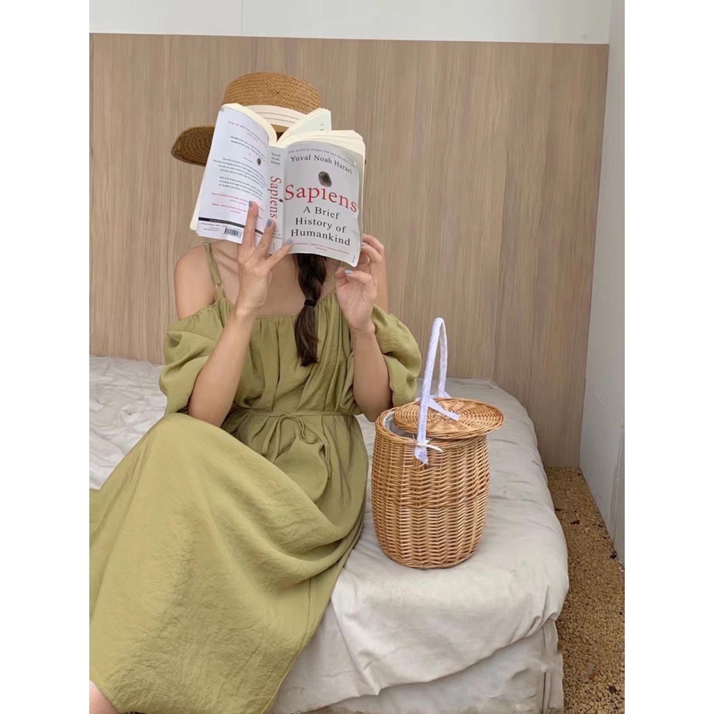 Đầm Trễ Vai Dáng Xuông, Váy Trễ Vai Dáng Xuông - V246
