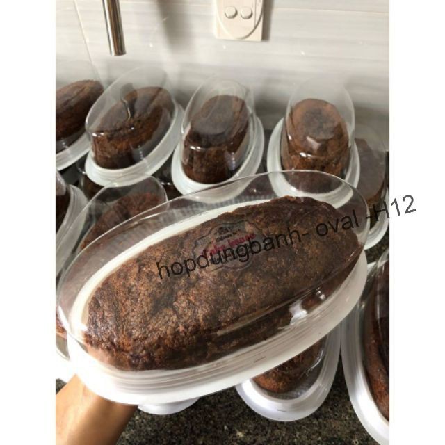 50 -100 Hộp H12 - đựng Bánh Oval - H12