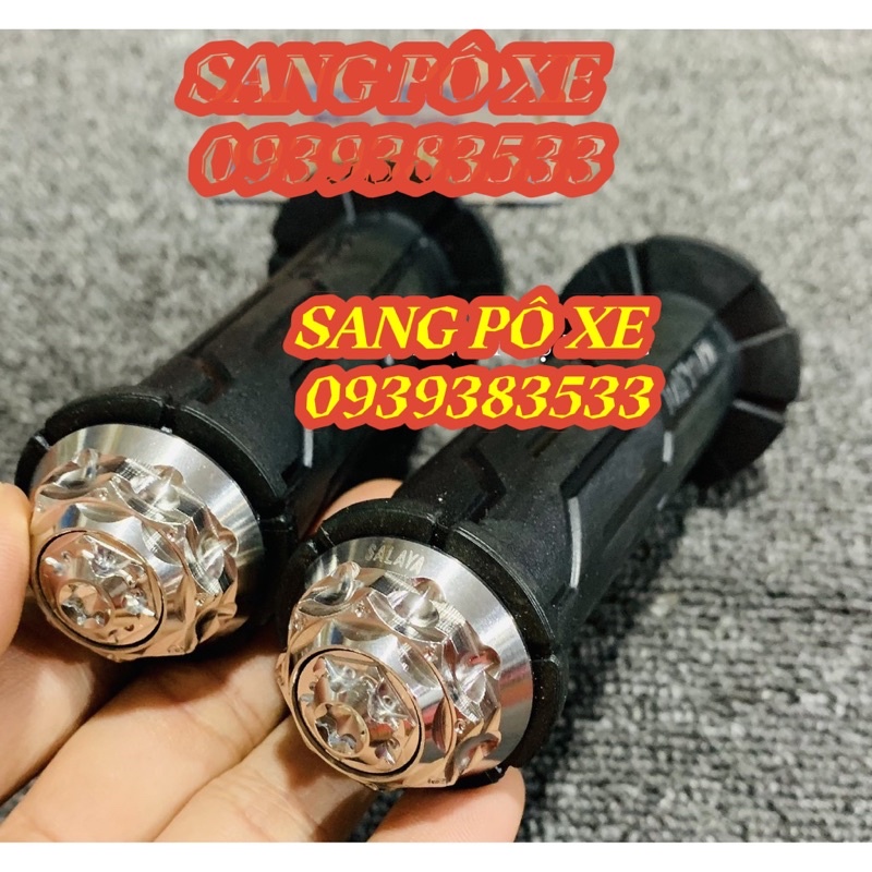 Compo cặp bao tay daytona+ cặp gù inox 304 salaya mẫu bông cao cấp